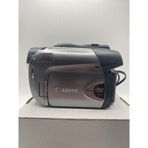 Canon DC330 DVD Camcorder 48x Zoom w/ Remote & AC Adapter Tested Works
